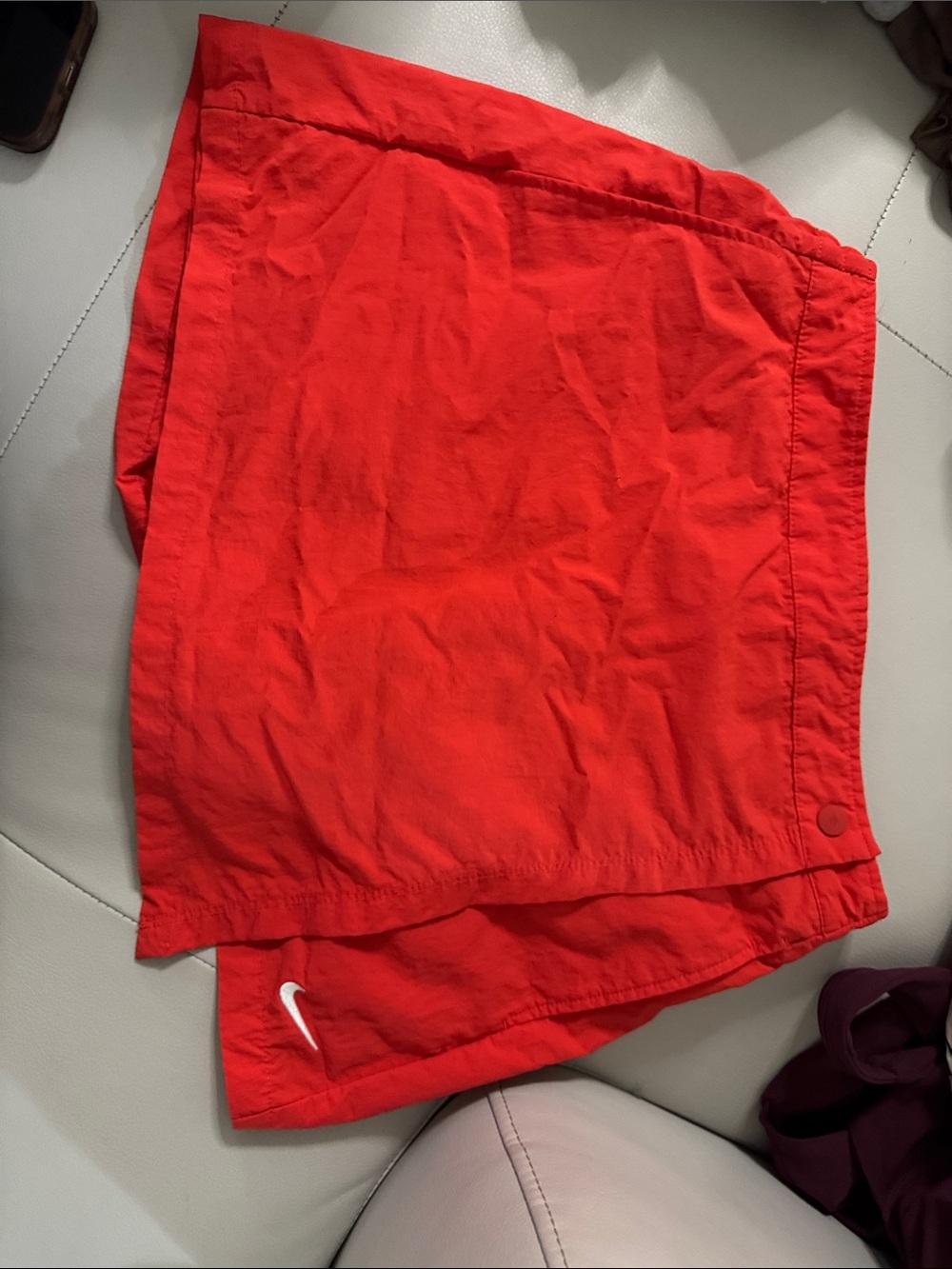 Nike Women’s Bright Red Athletic Skort with Swoosh